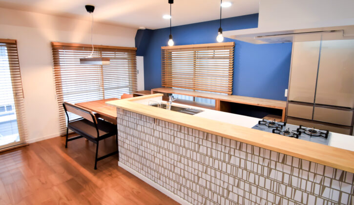 和室2間を繋いで大空間LDKに|台東区I様邸